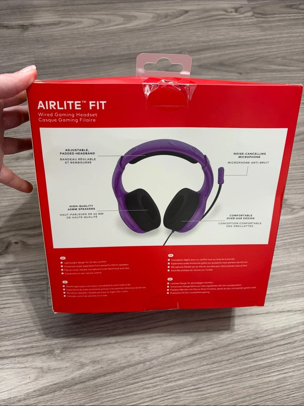 Turtle Beach AirLite Fit Wired Gaming Headset for Nintendo Switch - Purple